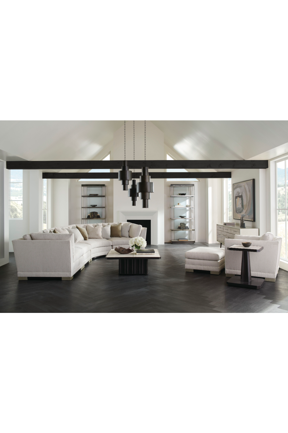 Modern Chenille Modular Sofa | Caracole Deep Retreat | Oroa.com