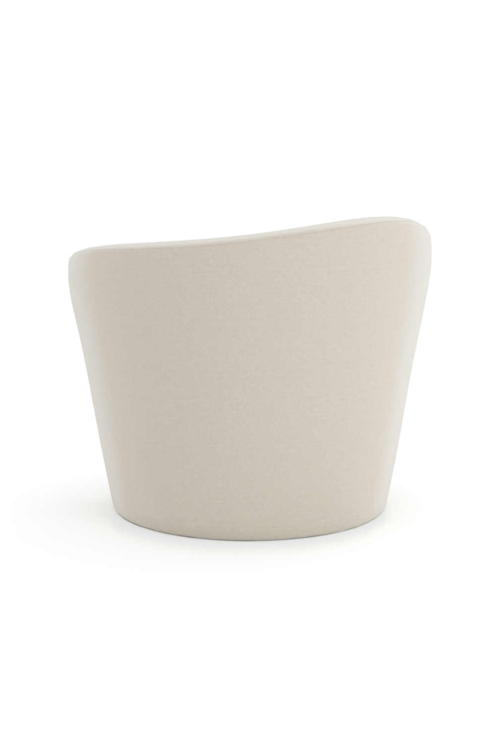 Wavy Back Wool Swivel Chair | Caracole Quasi | Oroa.com