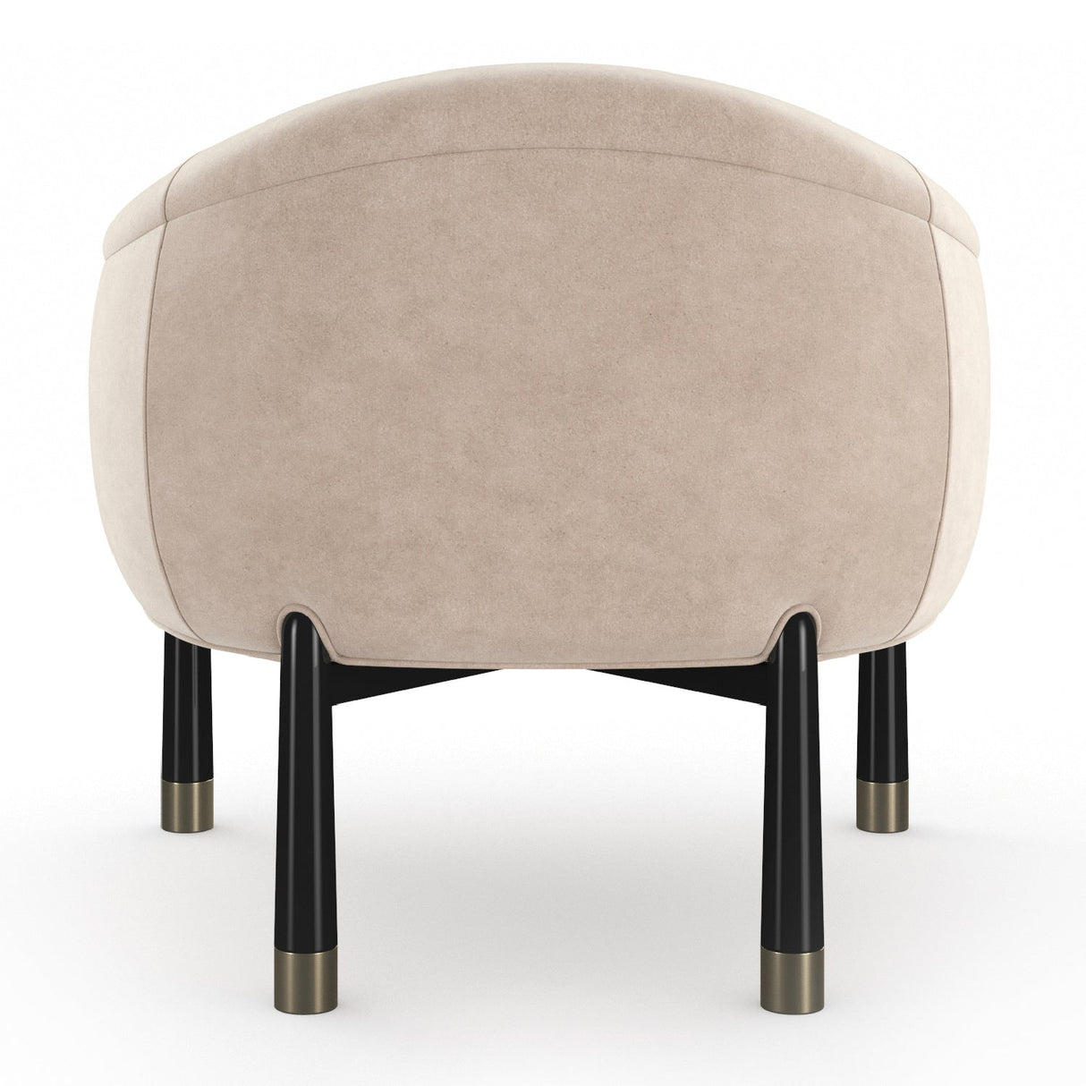 Velvet Curved Accent Chair – Baton – alternate view 14