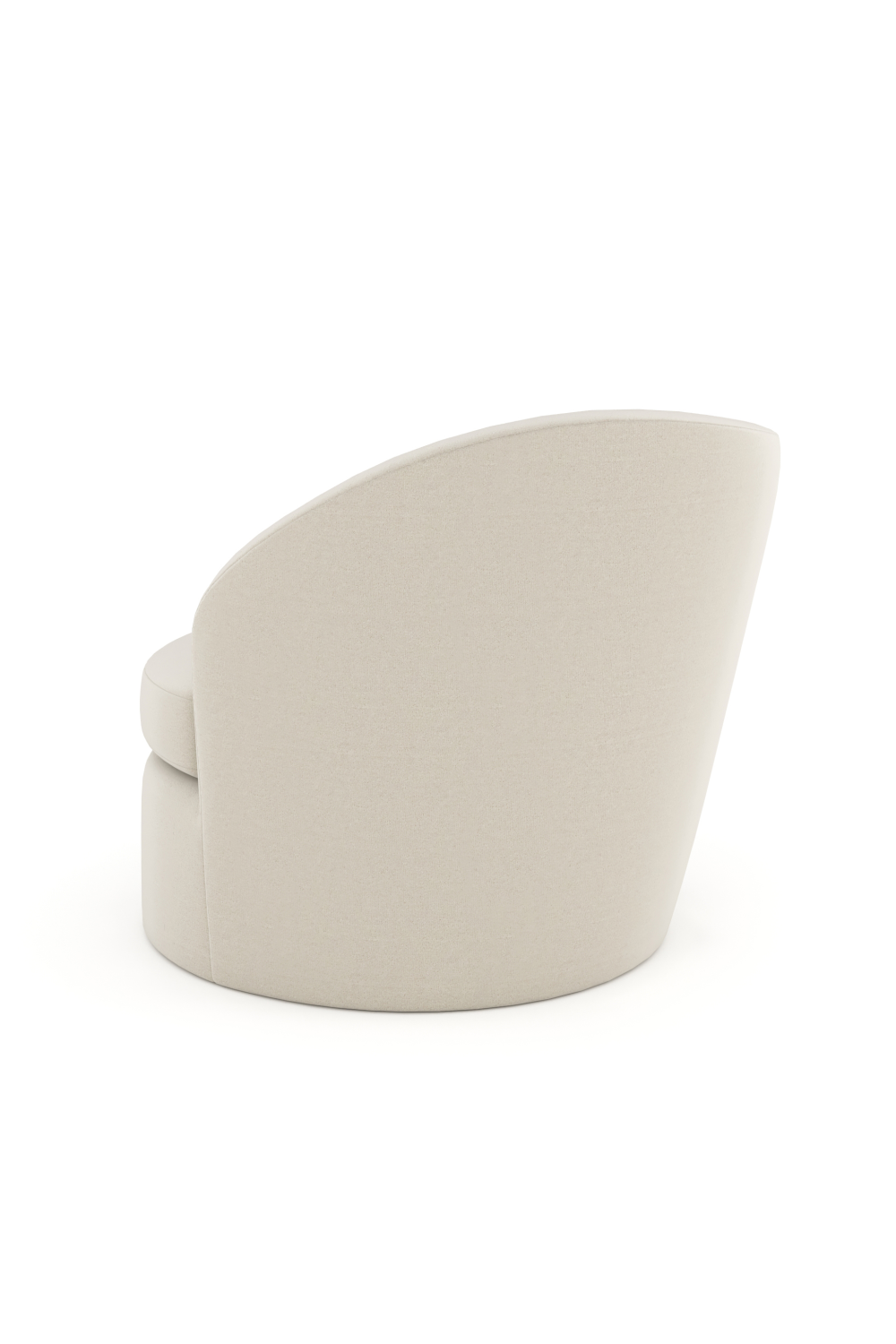 White Modern Swivel Chair | Caracole Quasi | Oroa.com