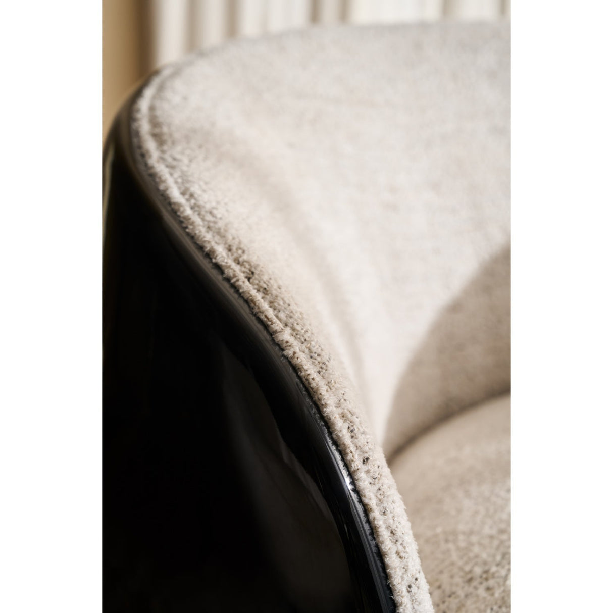 White Chenille Swivel Chair – Cuff – alternate view 7