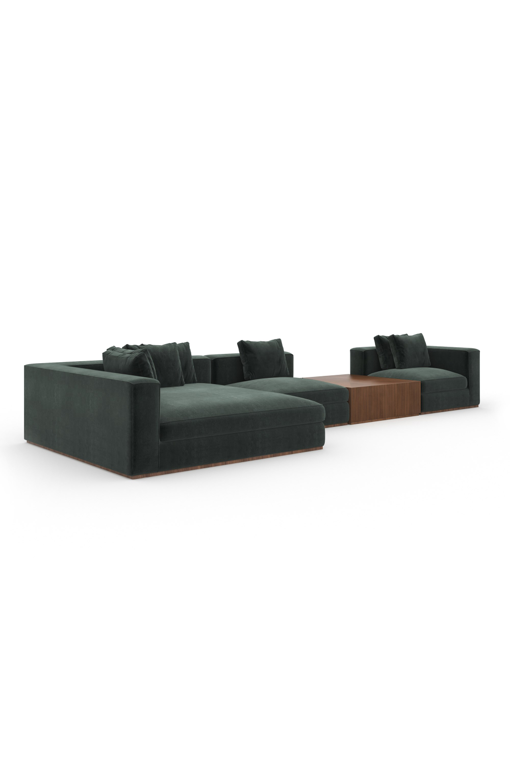 Black Sectional Sofa with Chaise | Caracole Bello | Oroa.com
