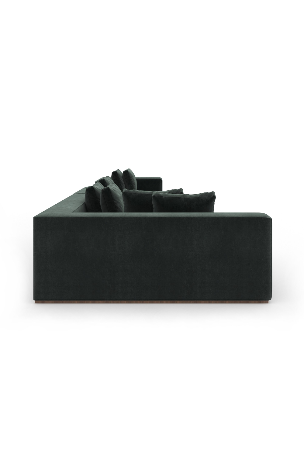 Black Sectional Sofa with Chaise | Caracole Bello | Oroa.com