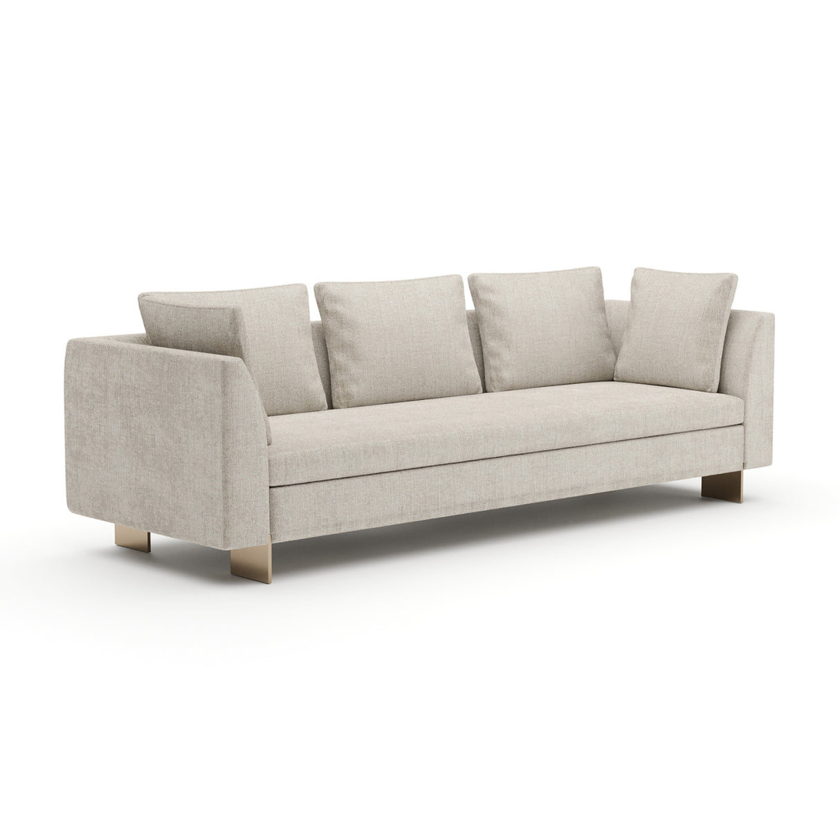 White Chenille Sofa – Altura – alternate view 9