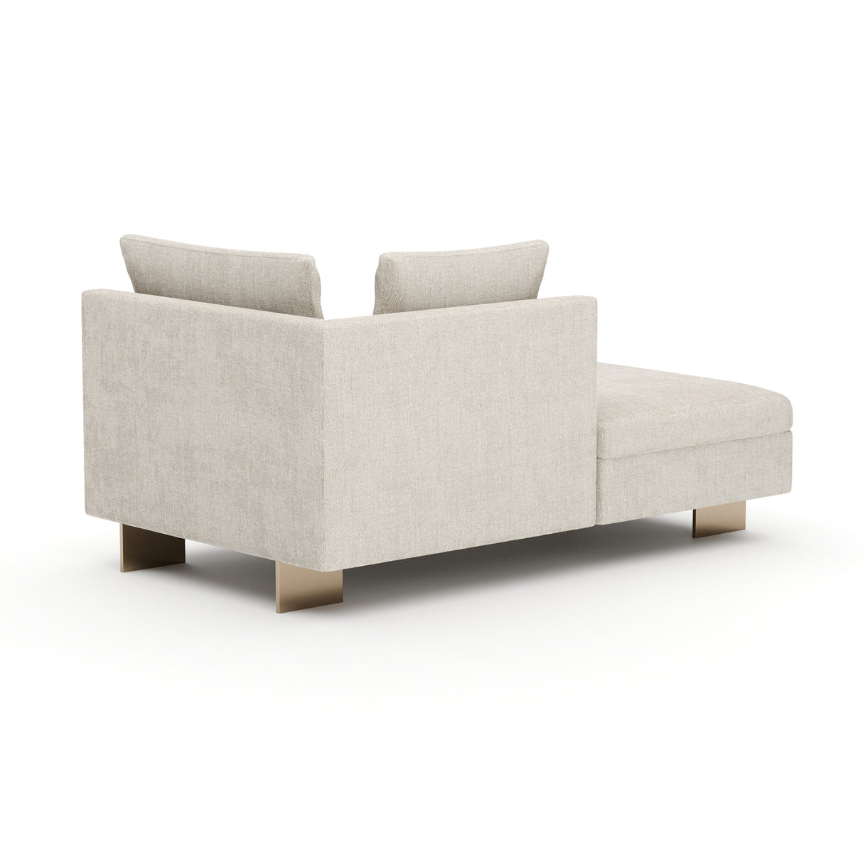 White Chenille Chaise Lounge – Altura – alternate view 10