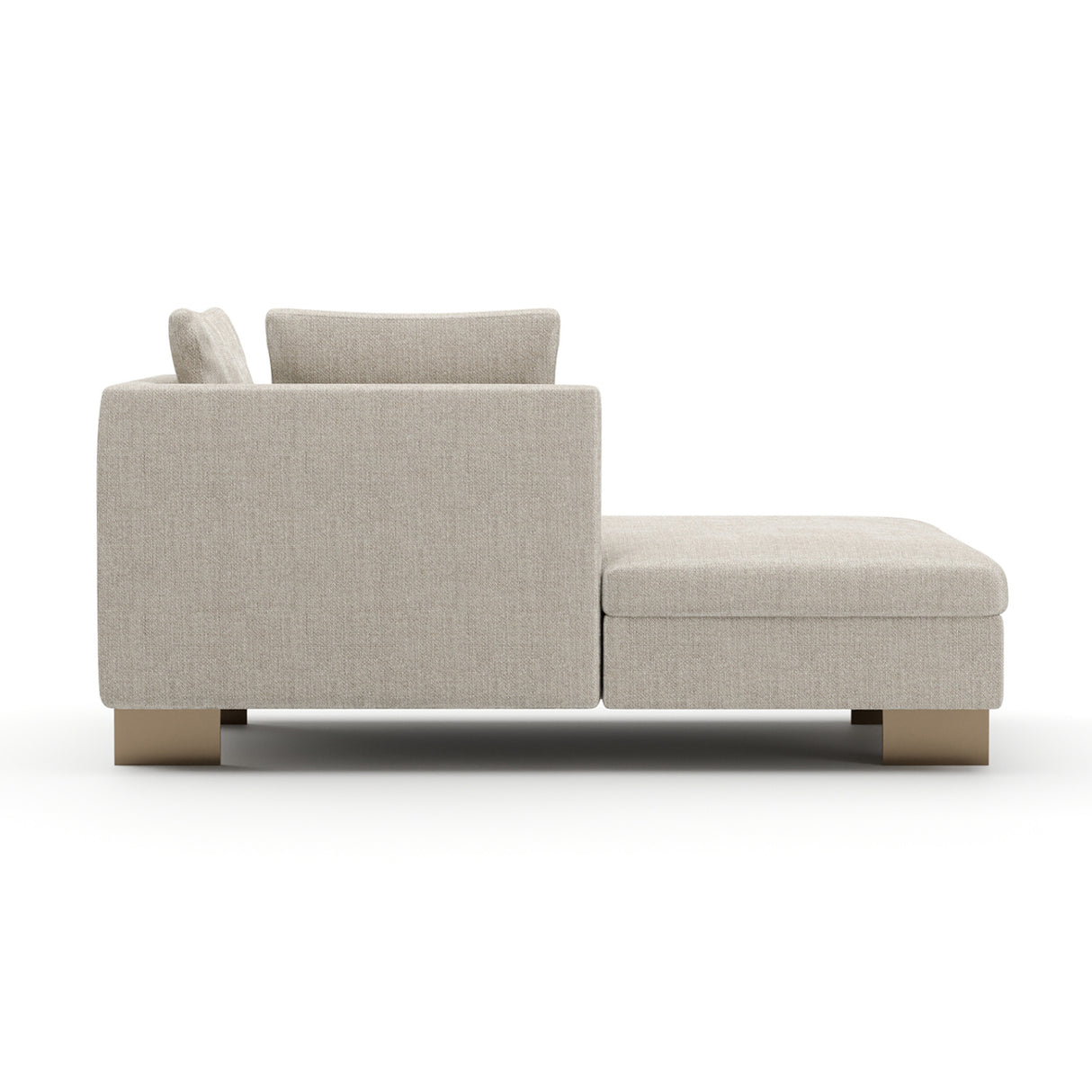 White Chenille Chaise Lounge – Altura – alternate view 11