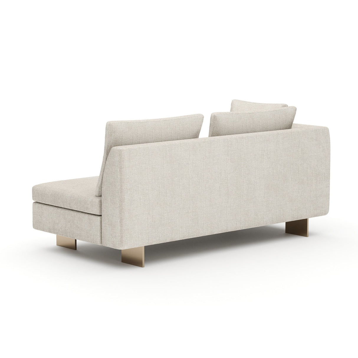 White Chenille Loveseat – Altura – alternate view 10