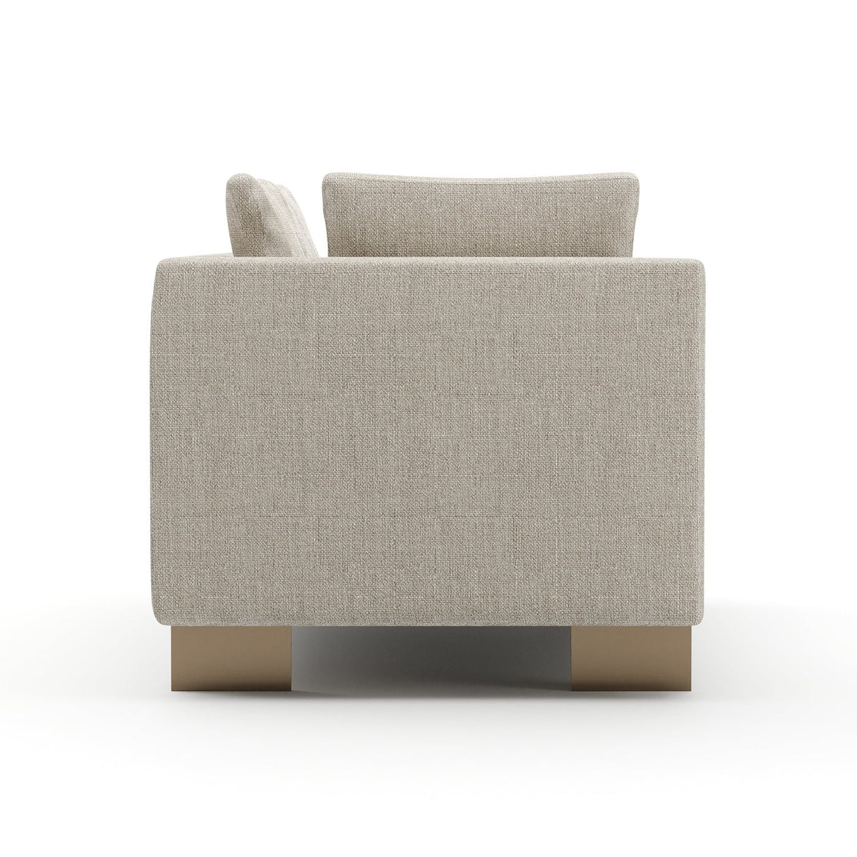 White Chenille Loveseat – Altura – alternate view 12