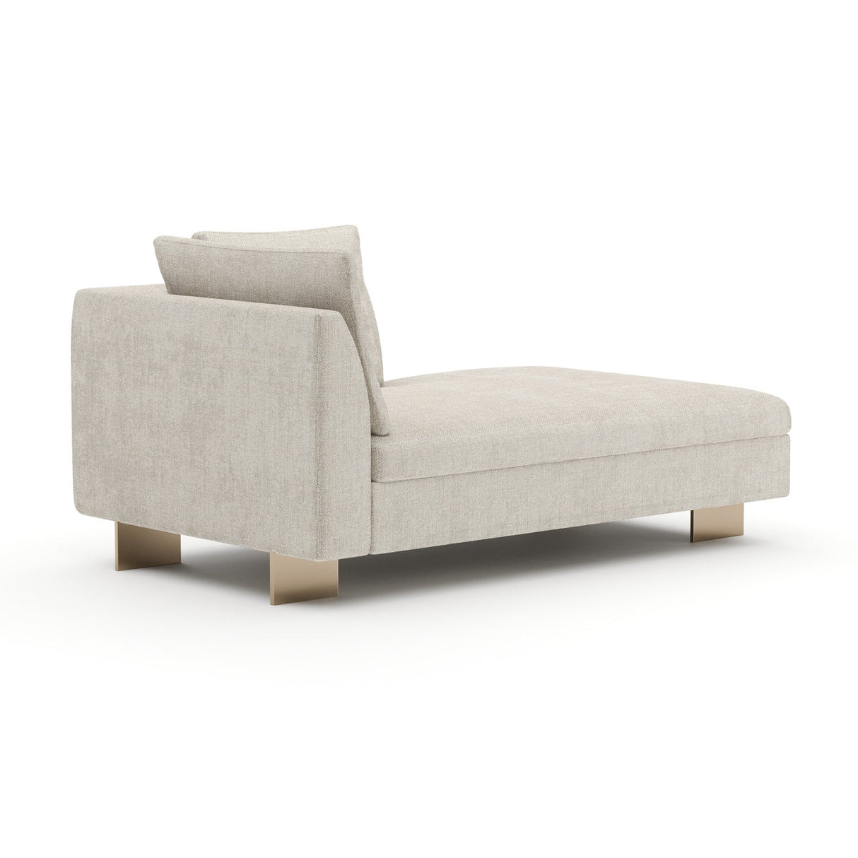 White Chenille Chaise Lounge – Altura – alternate view 5