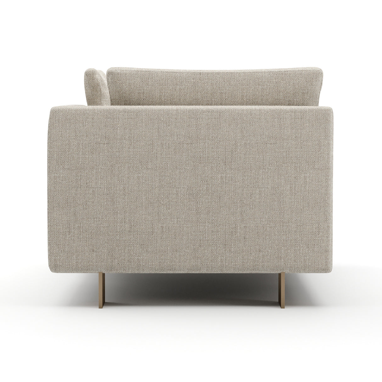 White Chenille Chaise Lounge | Oroa.com