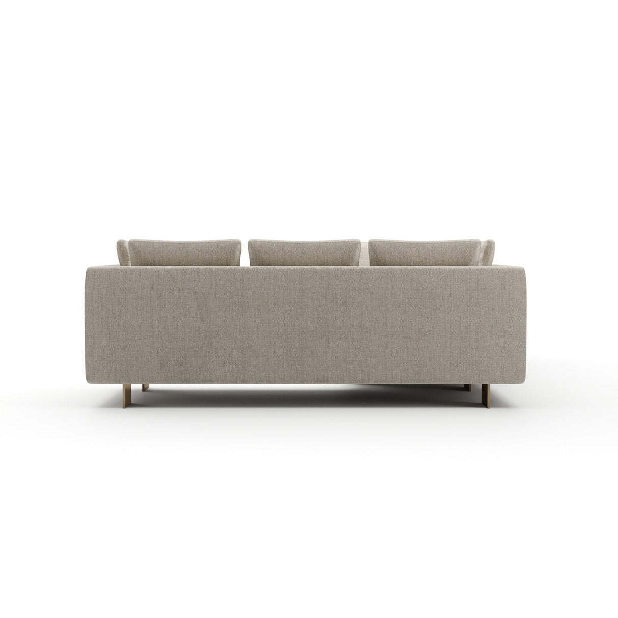 White Chenille Sectional Sofa S – Altura – alternate view 12