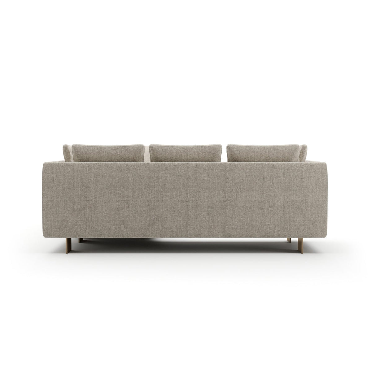 White Chenille Sectional Sofa S – Altura – alternate view 6