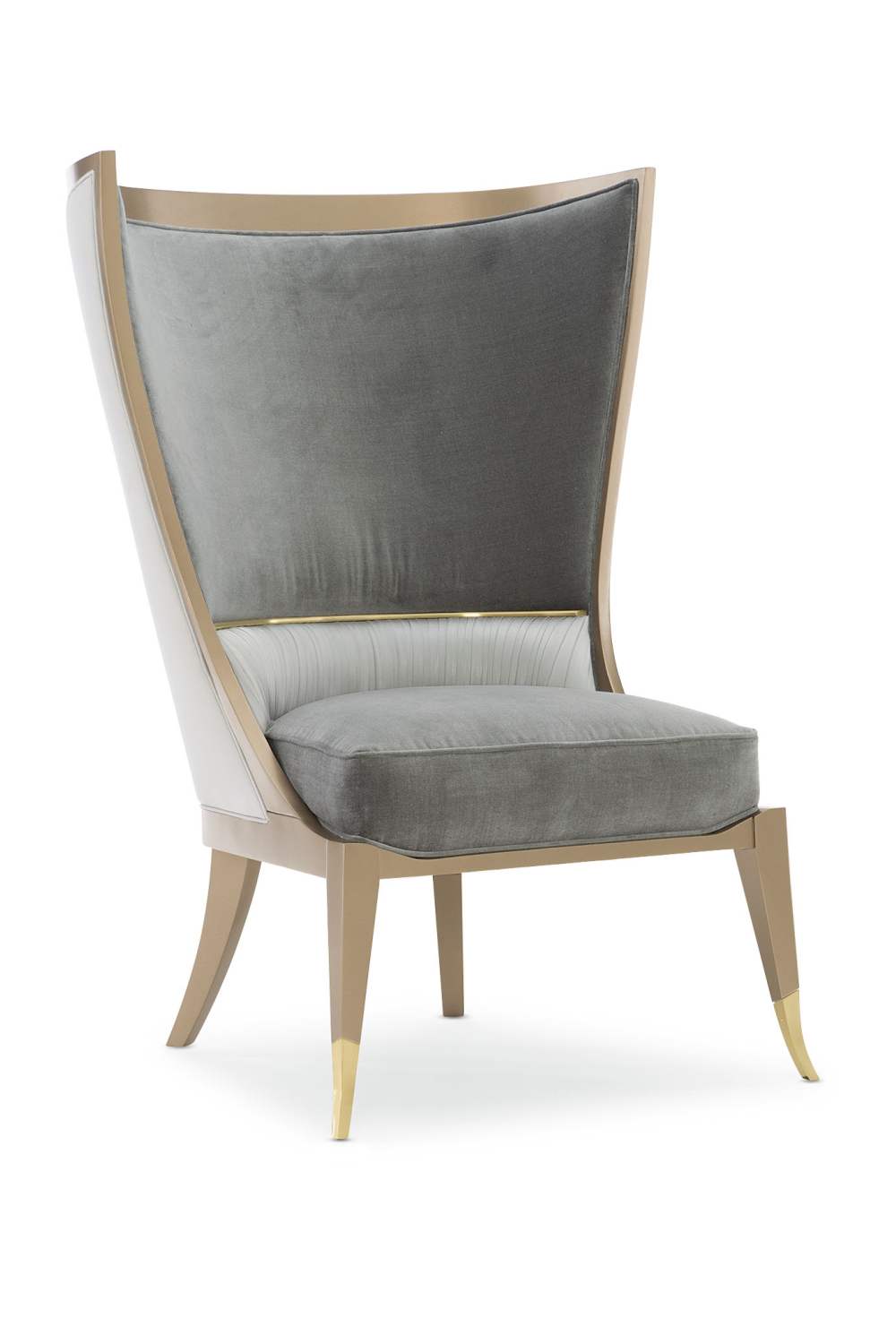 Curved Wingback Chair | Caracole Pop Your Collar | Oroa.com