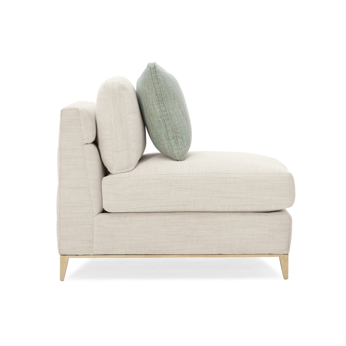 Wavy Quilted Armless Lounge Chair – Under Currents – alternate view 5