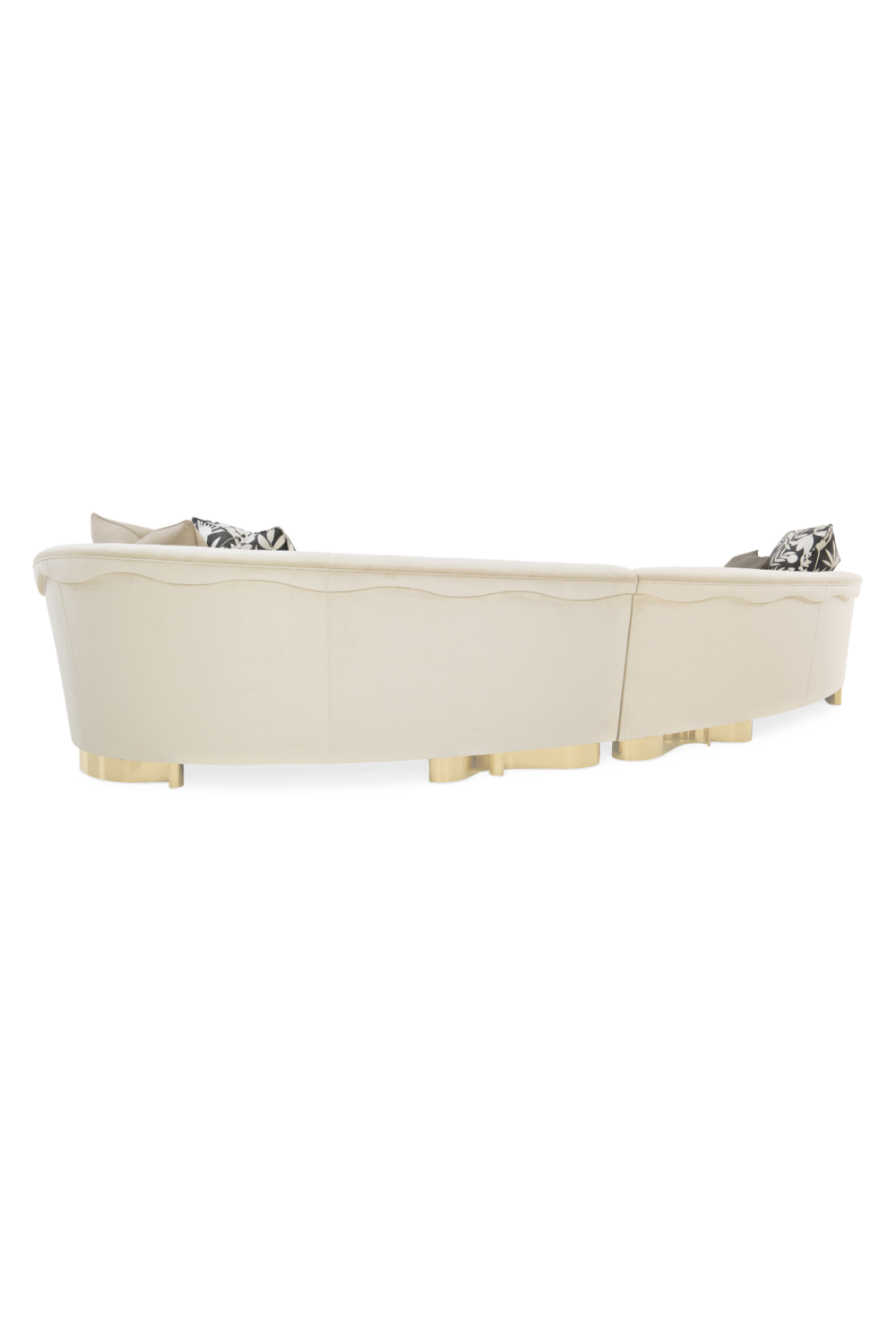 Curved Modern Sectional Sofa | Caracole Grand Opening | Oroa.com