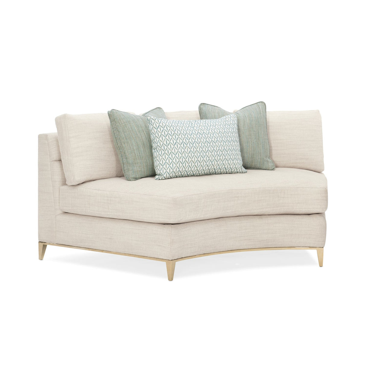 Wavy Quilted Sectional Sofa – Under Currents – side view
