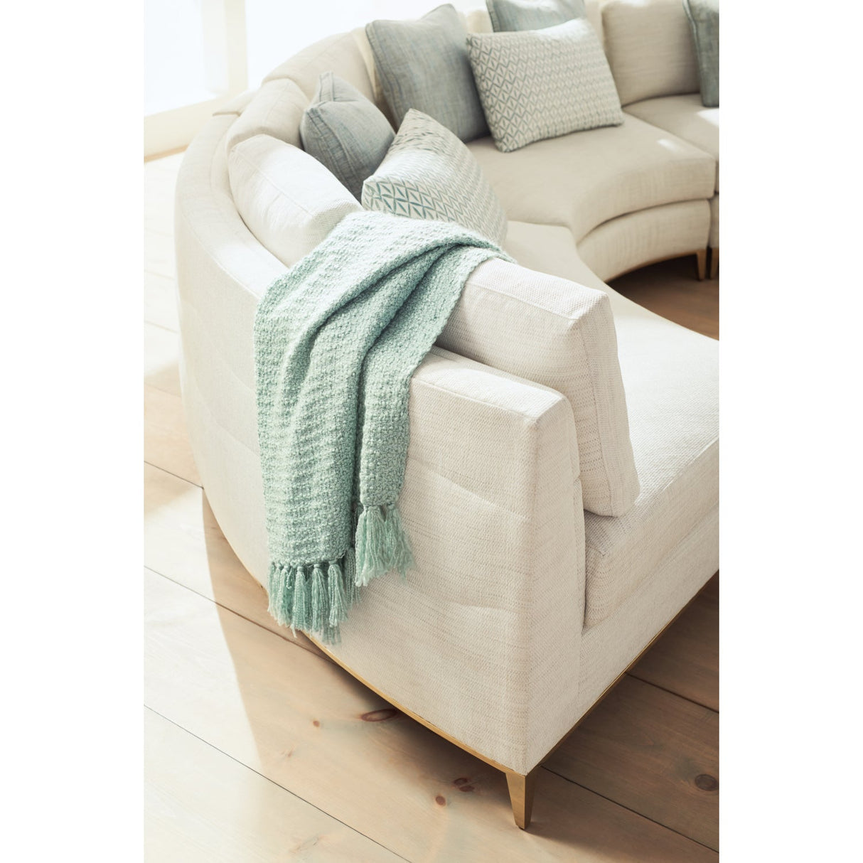 Wavy Quilted Sectional Sofa – Under Currents – alternate view 11