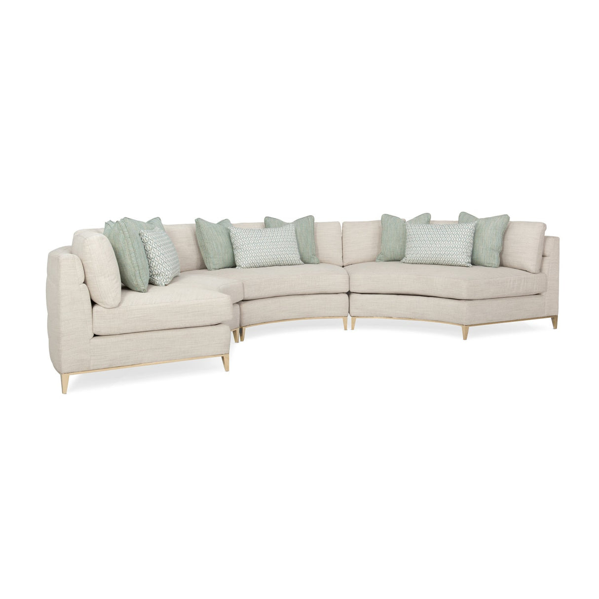 Wavy Quilted Sectional Sofa – Under Currents – alternate view 5
