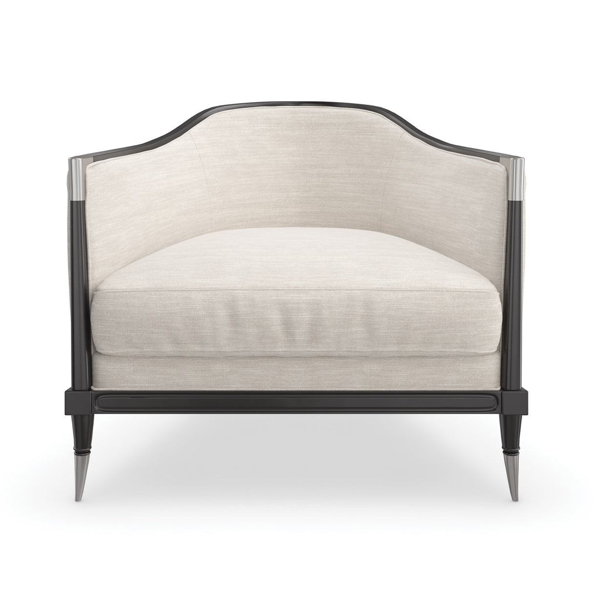 White Linen Lounge Linen – Splash of Flash – side view