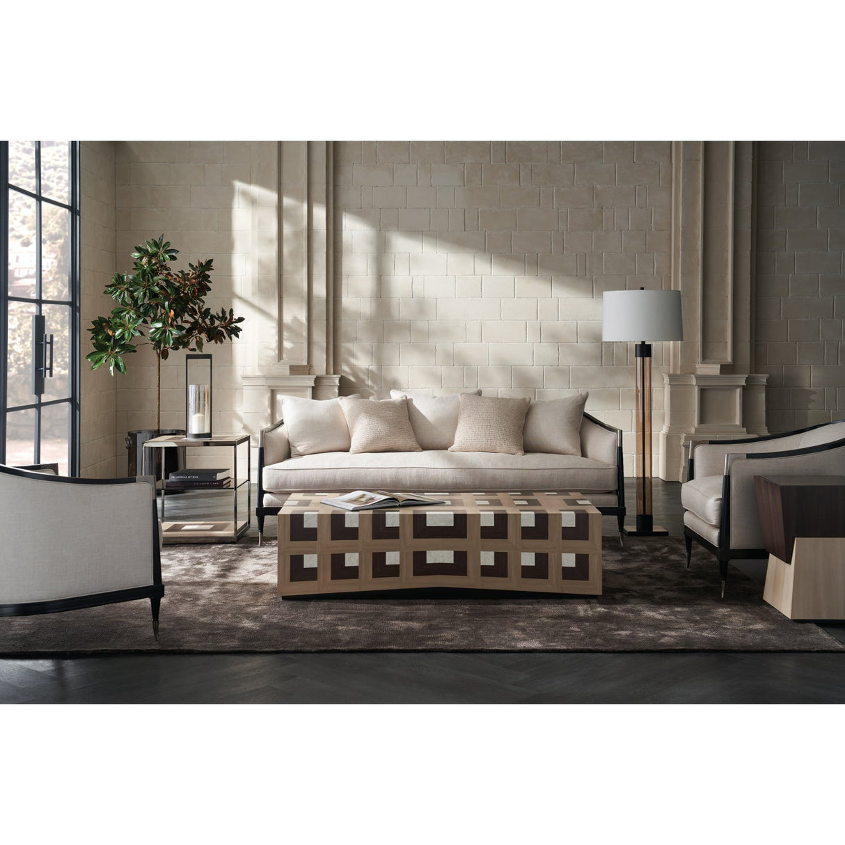 White Linen Lounge Linen – Splash of Flash – alternate view 7