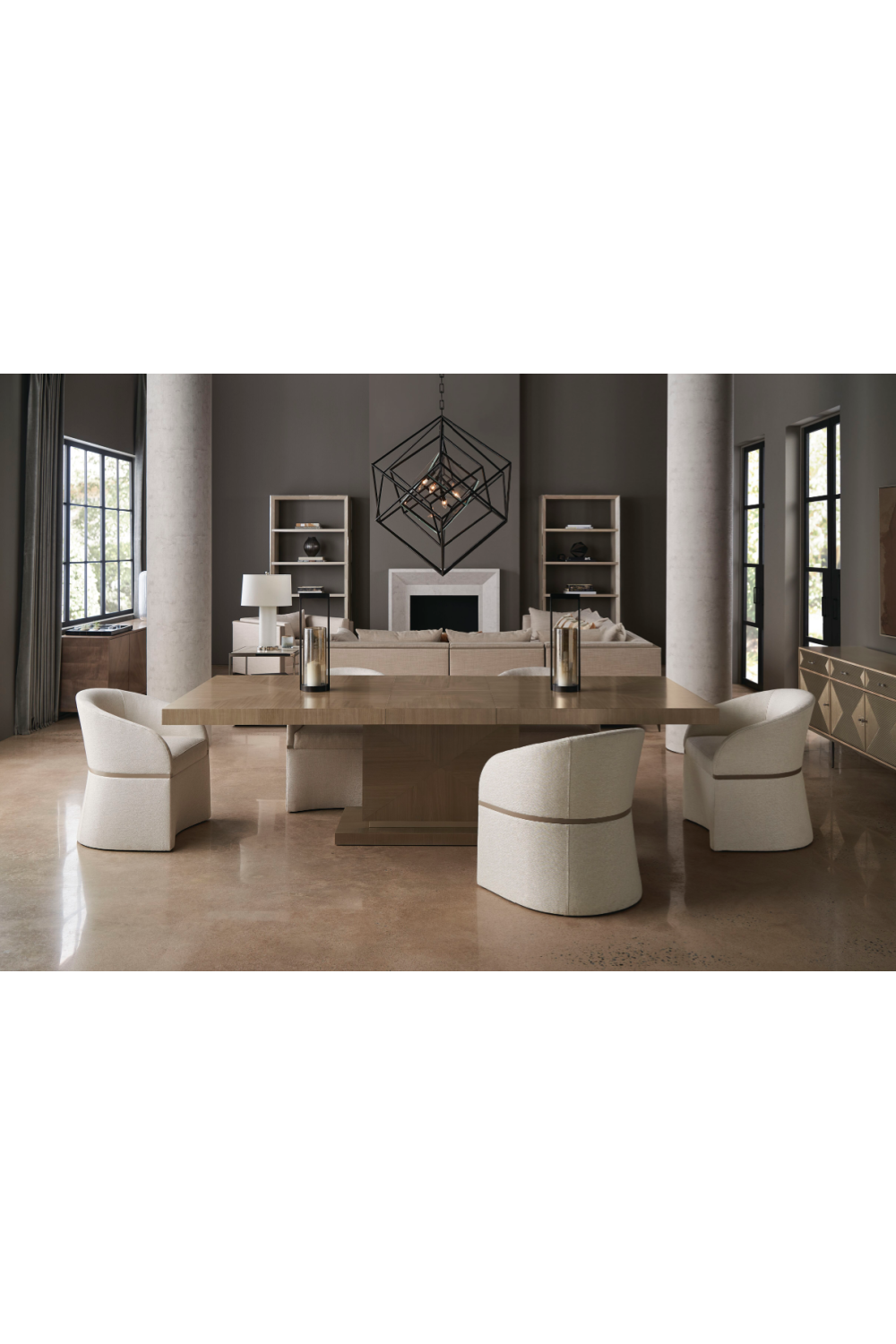 Curved Back Accent Chair | Caracole Dune | Oroa.com