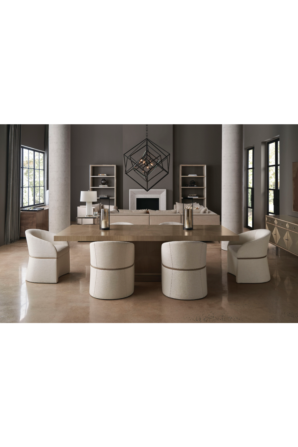 Curved Back Accent Chair | Caracole Dune | Oroa.com