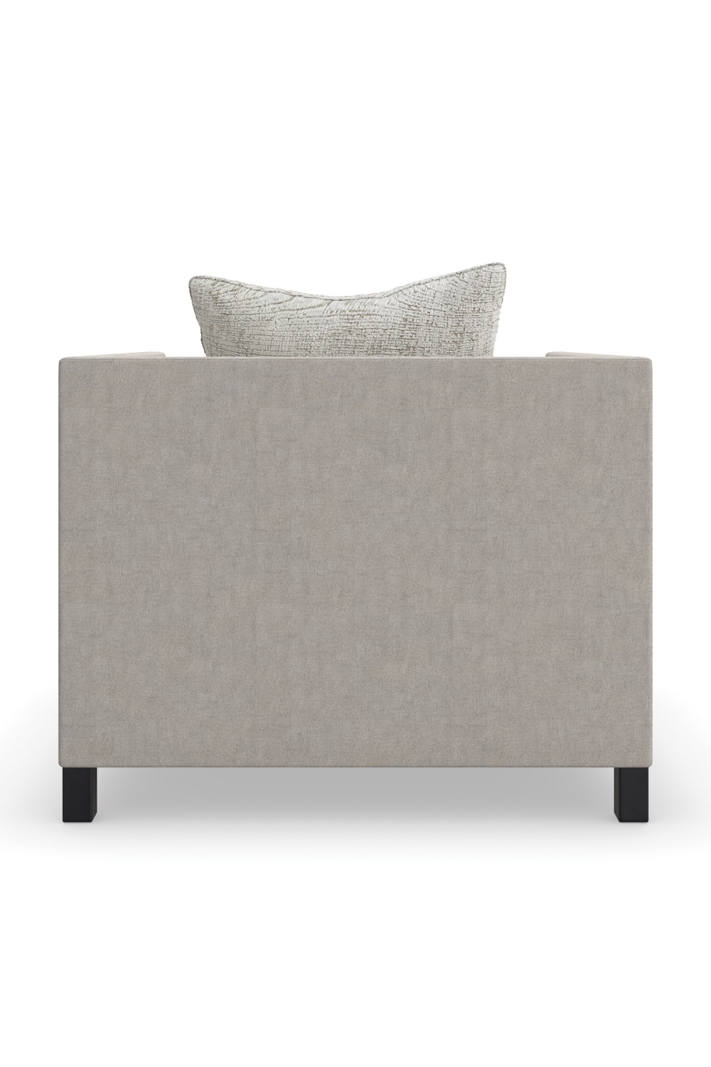 Light Gray Lounge Chair | Caracole Tuxedo | Oroa.com