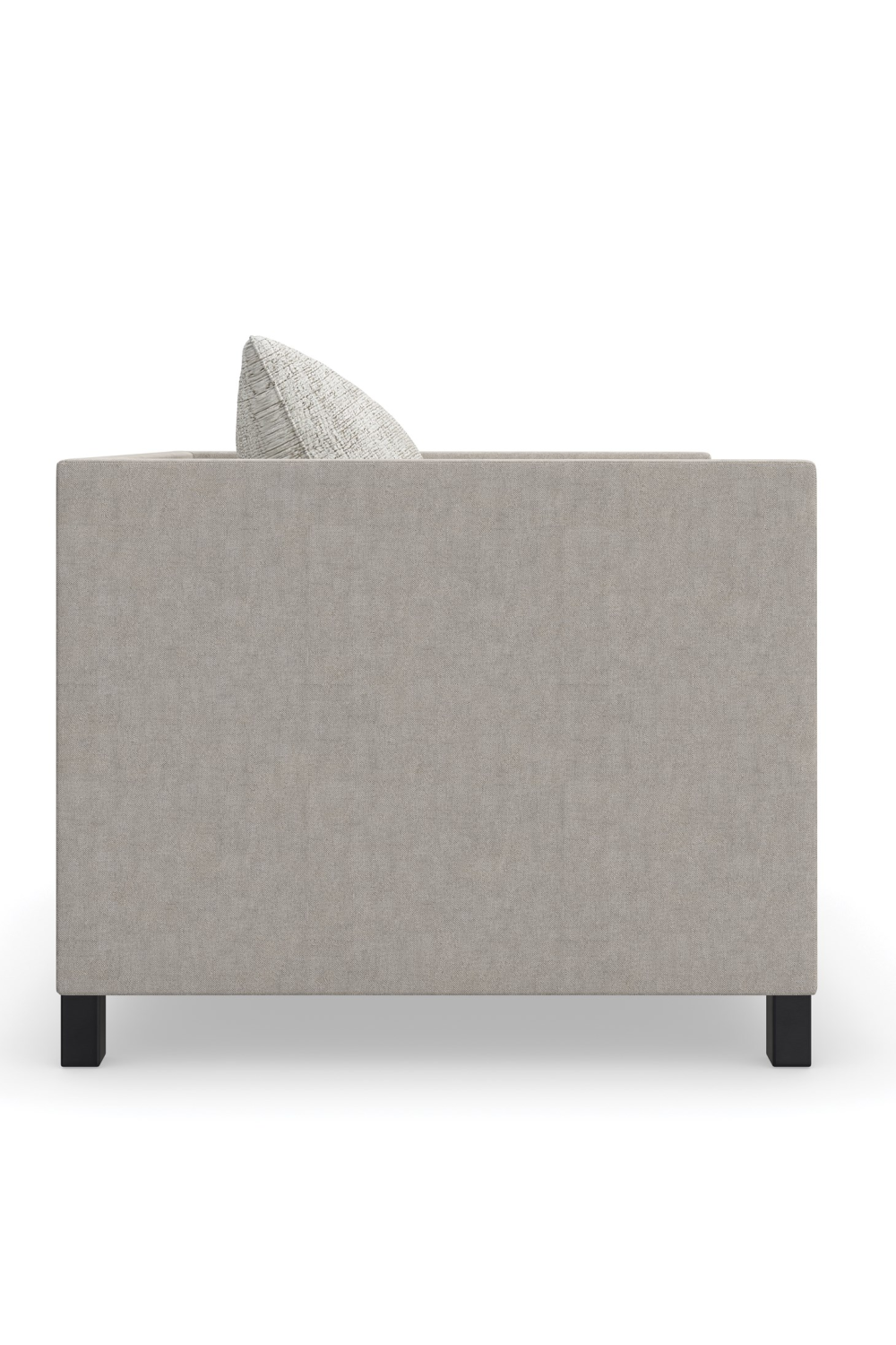 Light Gray Lounge Chair | Caracole Tuxedo | Oroa.com