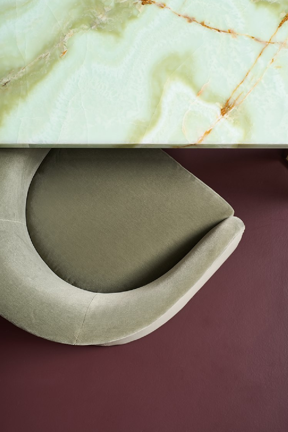 Curved Back Accent Chair | Caracole Dune | Oroa.com