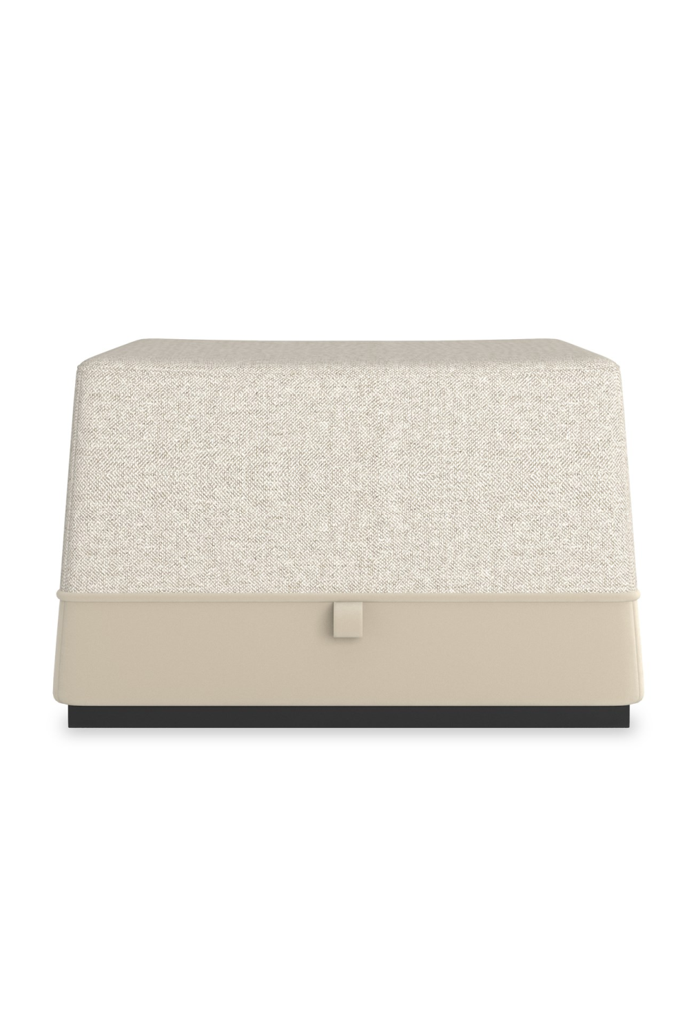 Gray Tweed Ottoman | Caracole Et Voila | Oroa.com