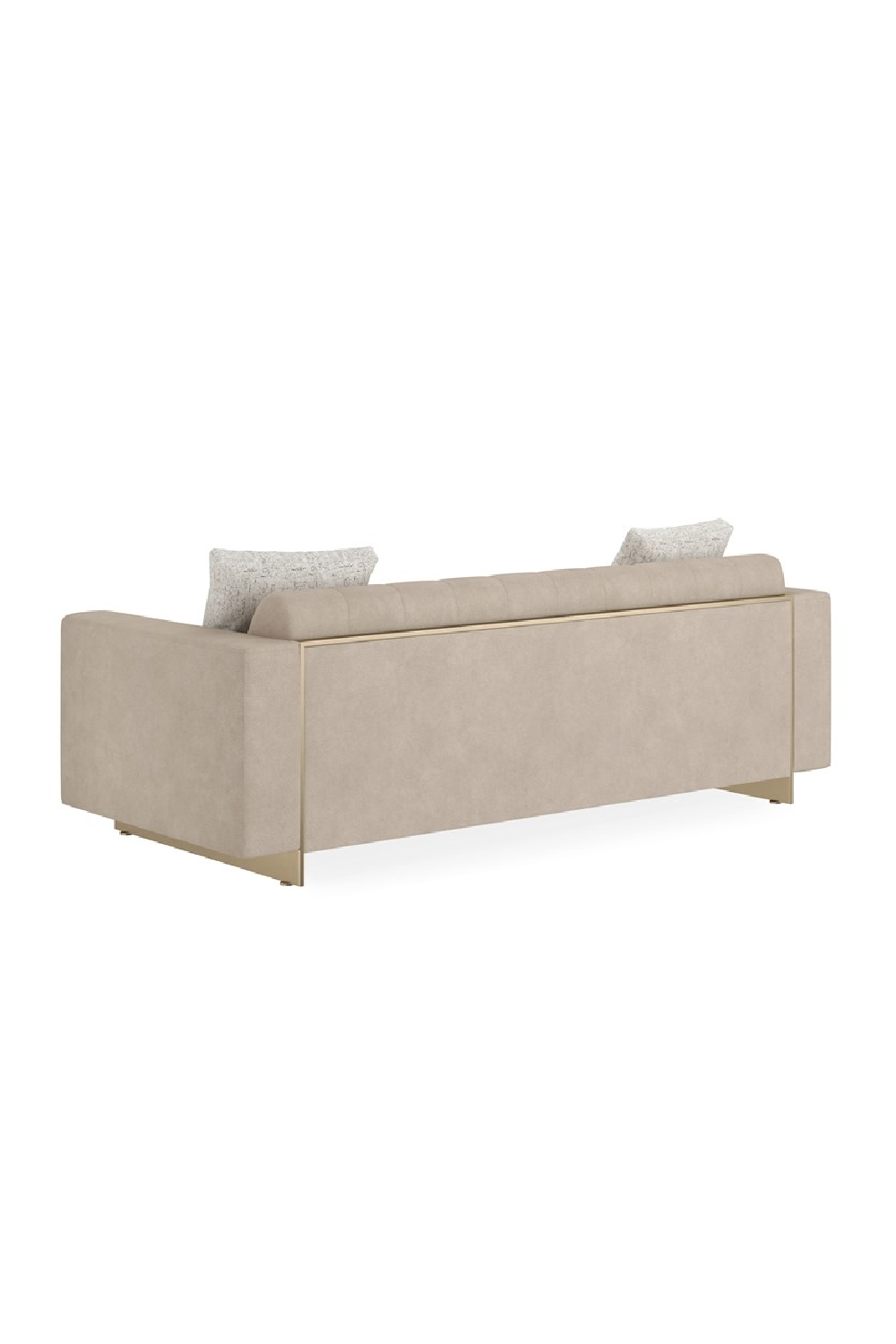 Cream Channel-Tufted Sofa | Caracole Well Balanced | Oroa.com