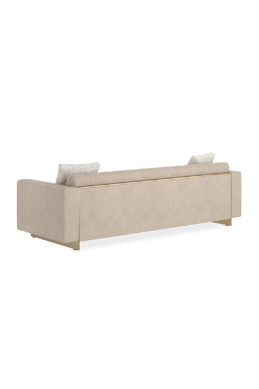 Cream Channel-Tufted Sofa | Caracole Well Balanced | Oroa.com