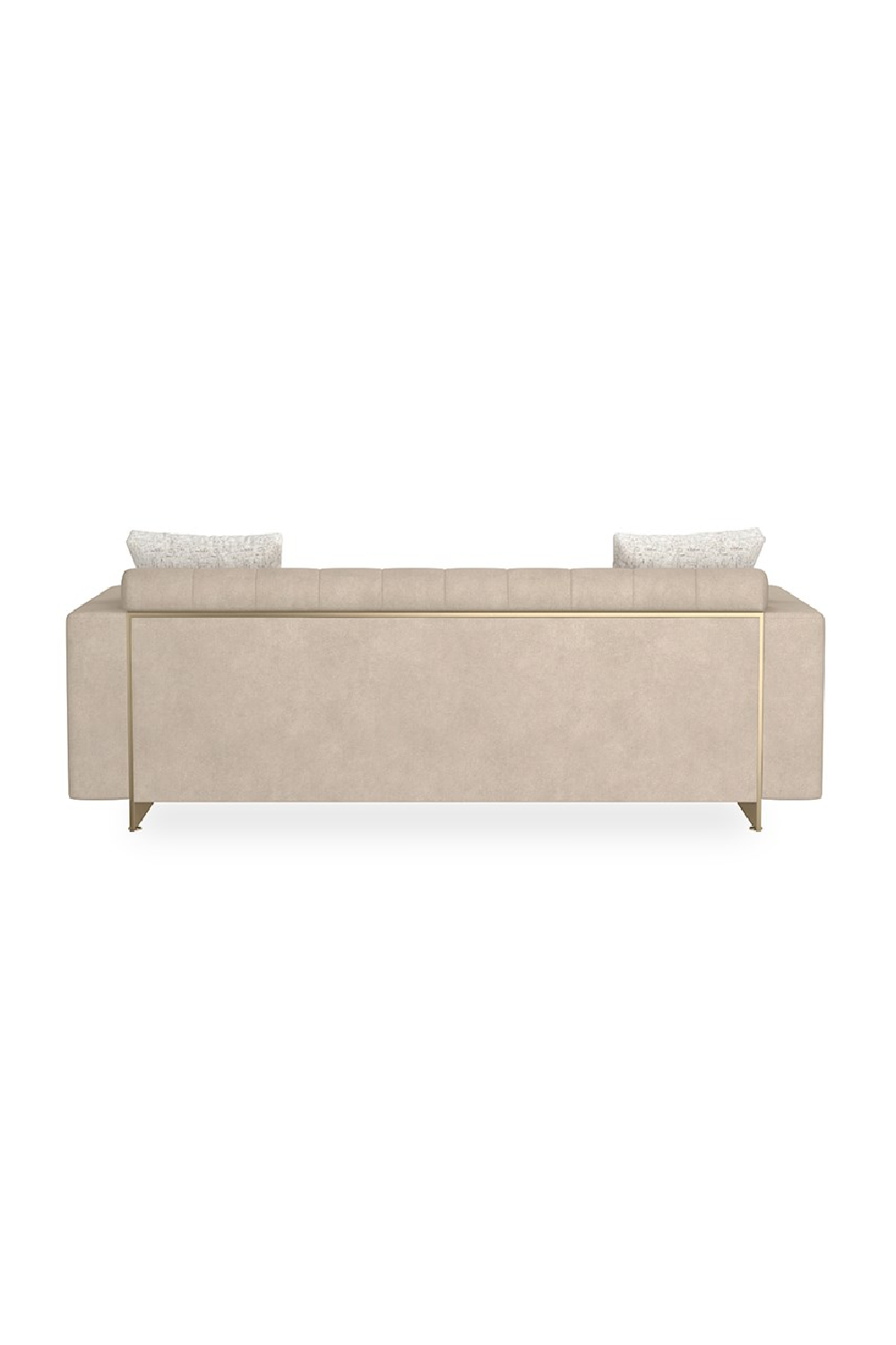 Cream Channel-Tufted Sofa | Caracole Well Balanced | Oroa.com