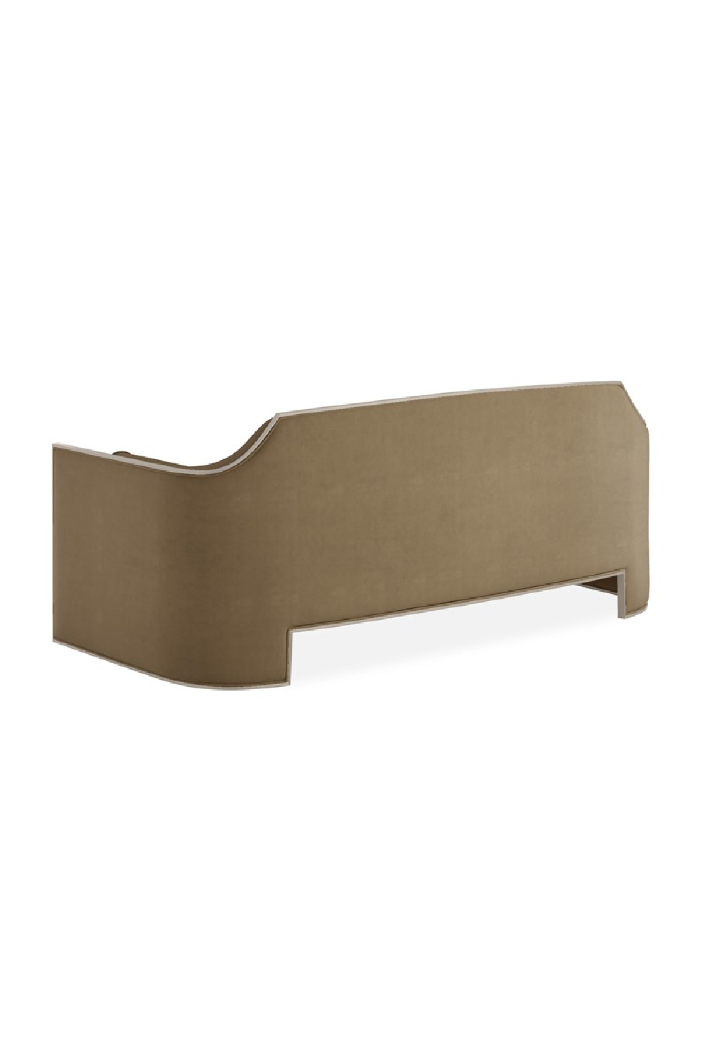 Velvet Angular Sofa | Caracole The Cat's Meow | Oroa.com
