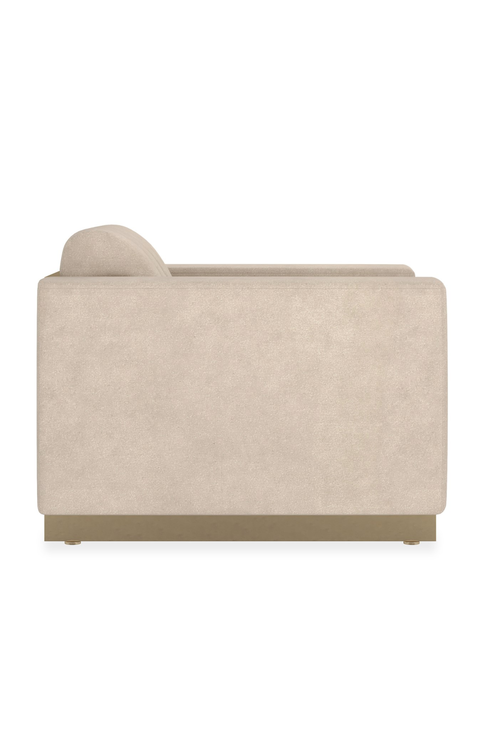 Cream Channeled Lounge Chair | Caracole Well Balanced | Oroa.com