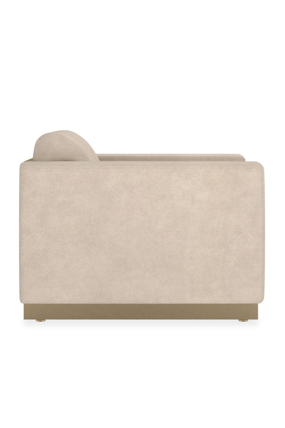 Cream Channeled Lounge Chair | Caracole Well Balanced | Oroa.com