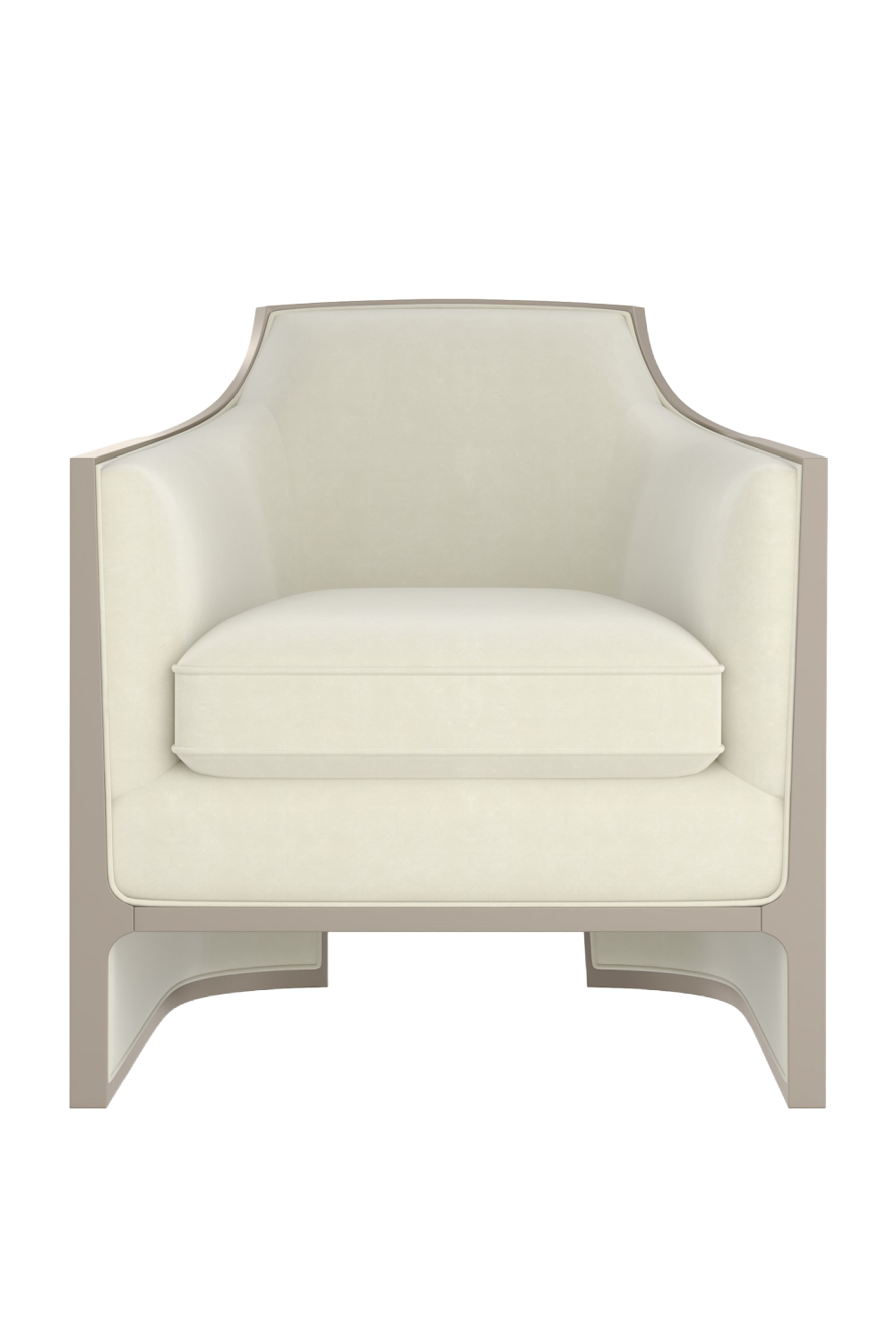 Velvet Upholstered Lounge Chair | Caracole The Cat's Meow | Oroa.com