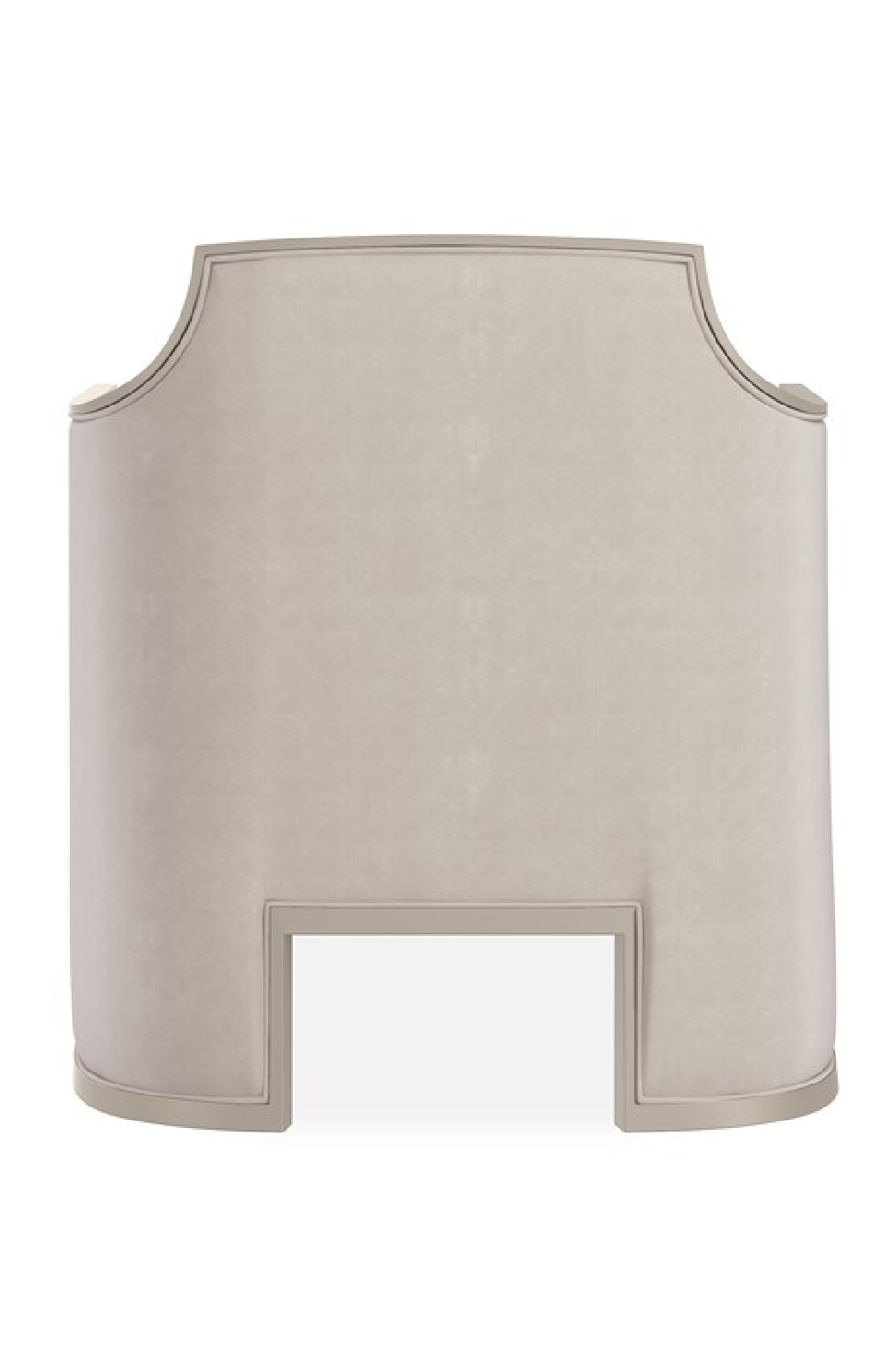 Velvet Angular Lounge Chair | Caracole The Cat's Meow | Oroa.com