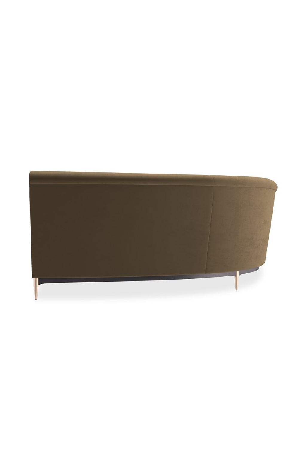 Brown Velvet Sectional Sofa | Caracole Three's Company | Oroa.com