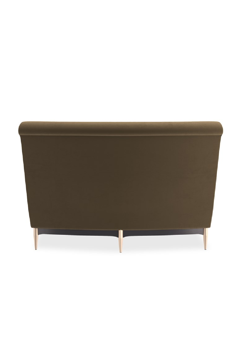 Brown Velvet Sectional Sofa | Caracole Three's Company | Oroa.com