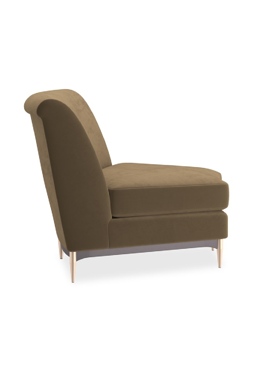 Brown Velvet Sectional Sofa | Caracole Three's Company | Oroa.com