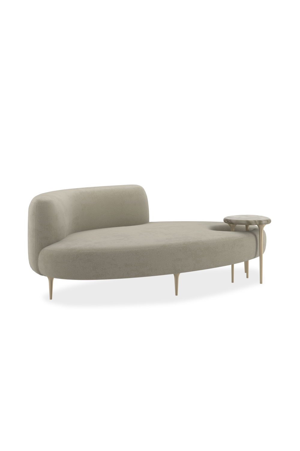 Gray Lounge with Accent Table | Caracole Echo | Oroa.com