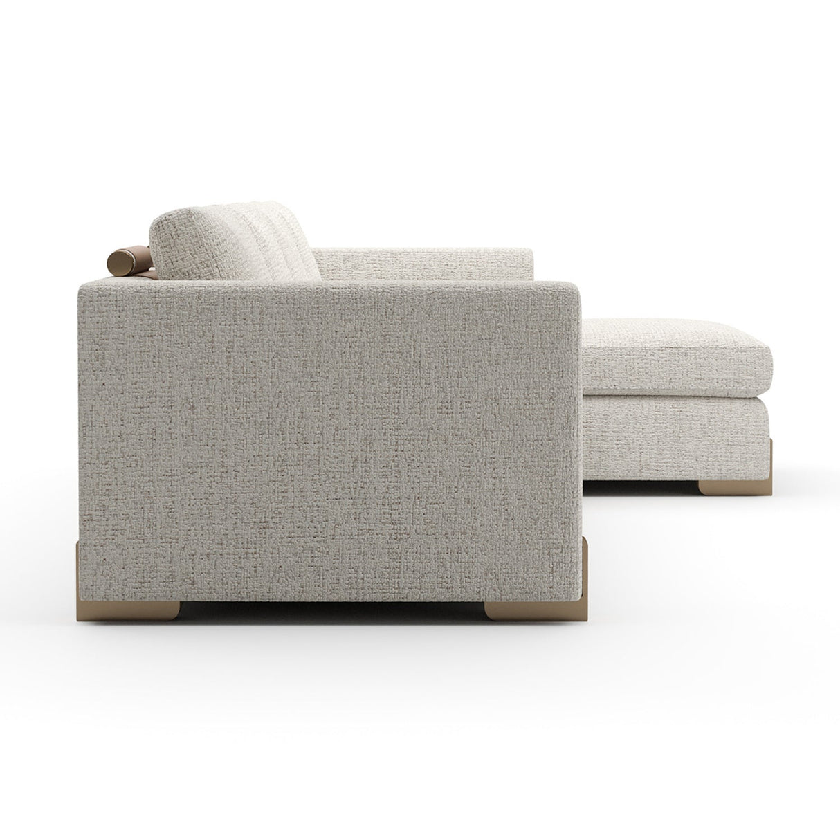 Beige Woven Chaise Lounge L – Counter Balance – alternate view 7
