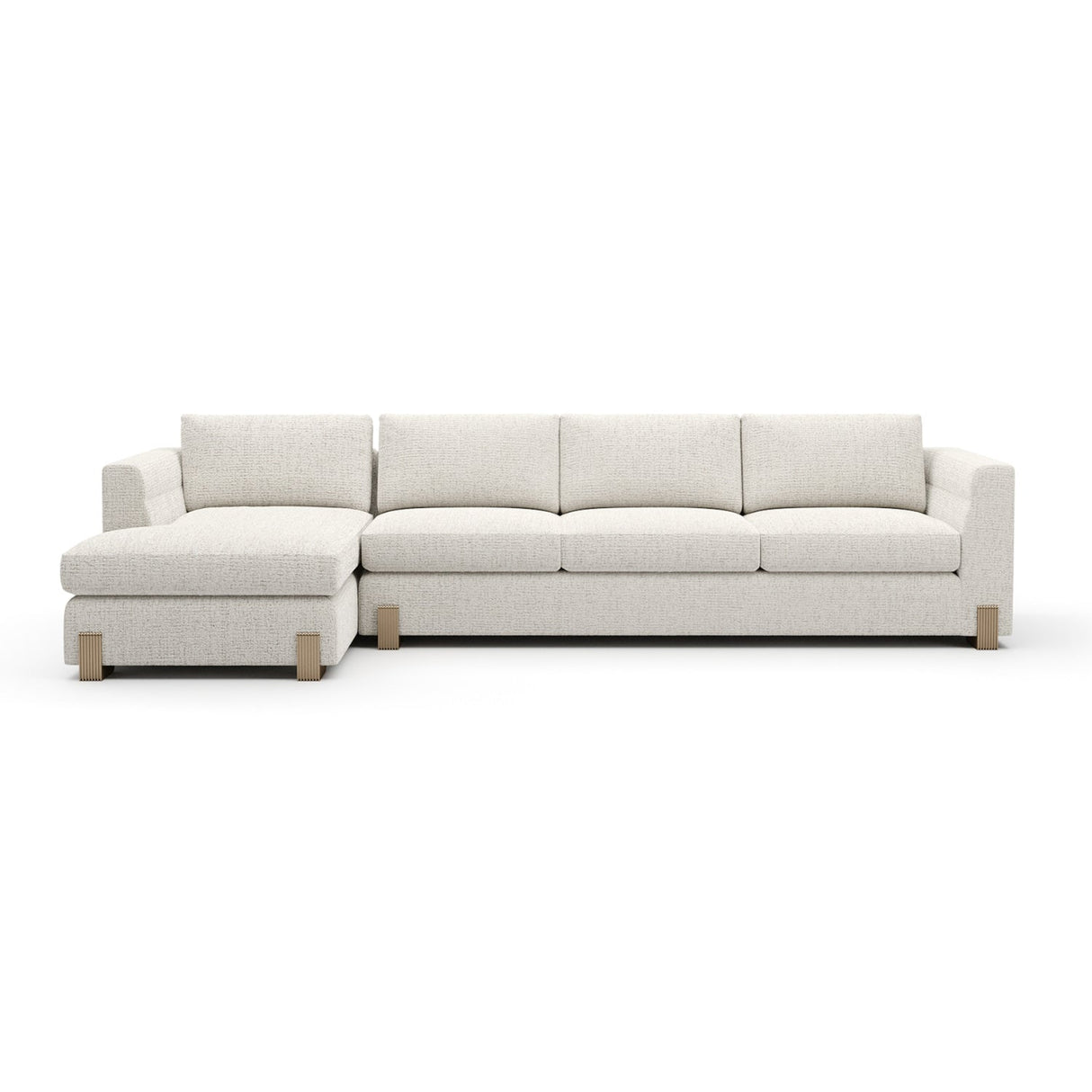 Beige Woven Chaise Lounge L – Counter Balance – alternate view 8
