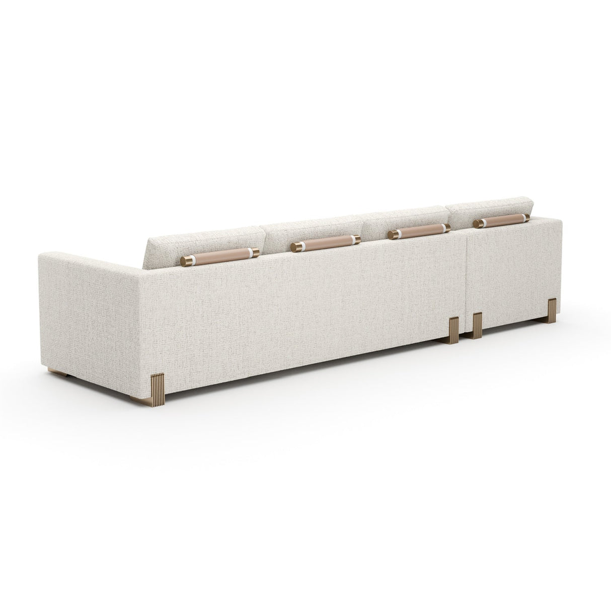 Beige Woven Chaise Lounge L – Counter Balance – alternate view 11