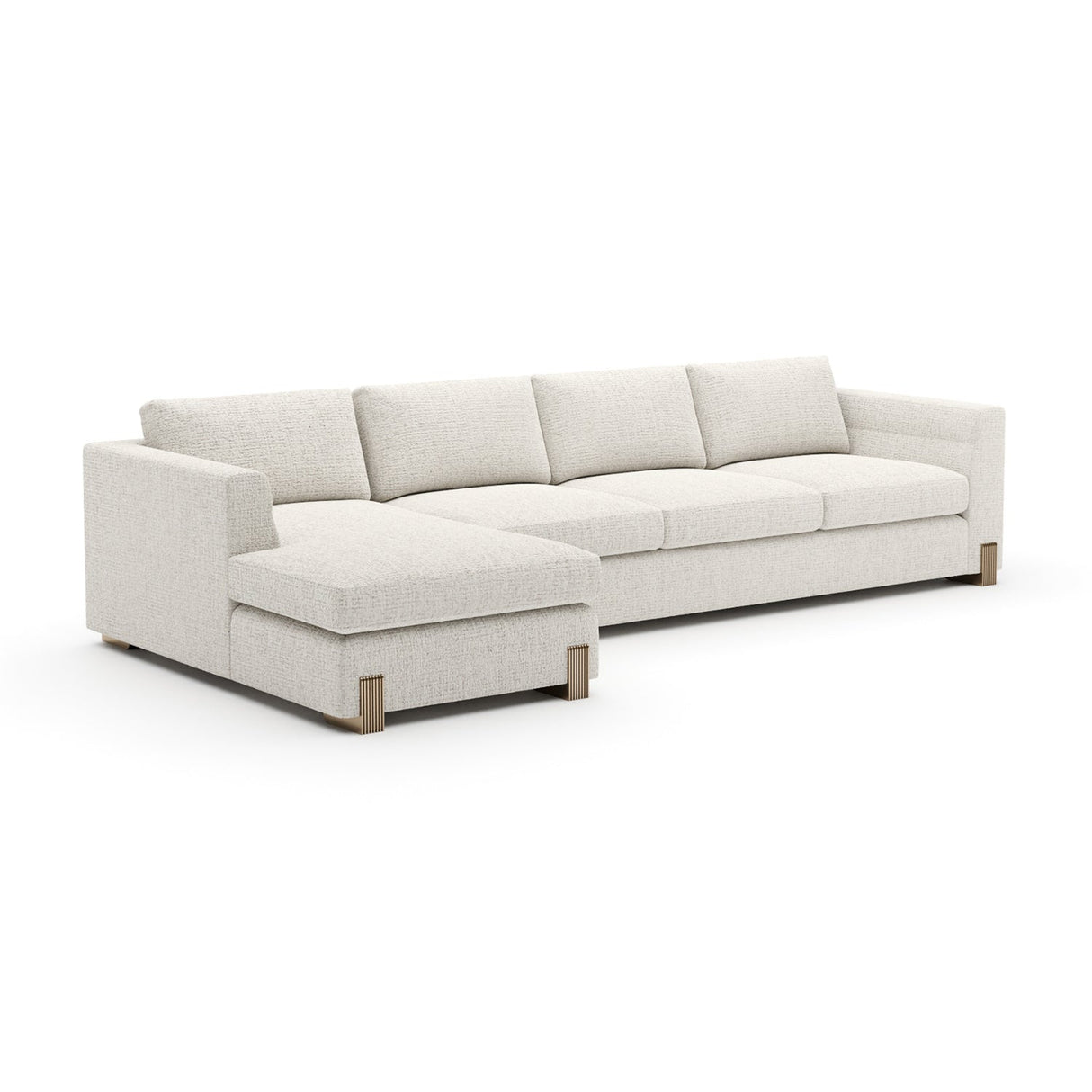 Beige Woven Chaise Lounge L – Counter Balance – alternate view 10