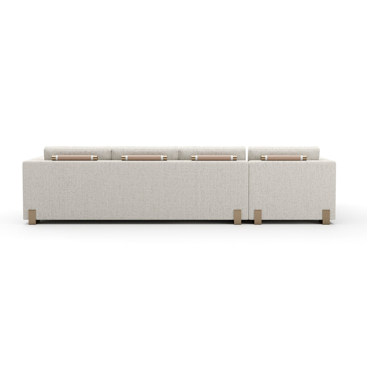 Beige Woven Chaise Lounge L – Counter Balance – alternate view 12