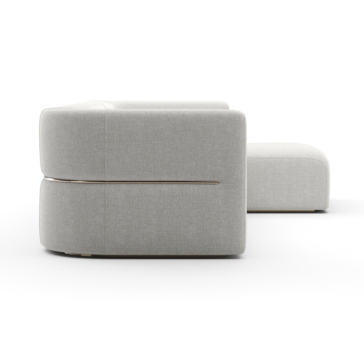 Ribbed Linen Sectional Sofa – Rhythm – alternate view 7