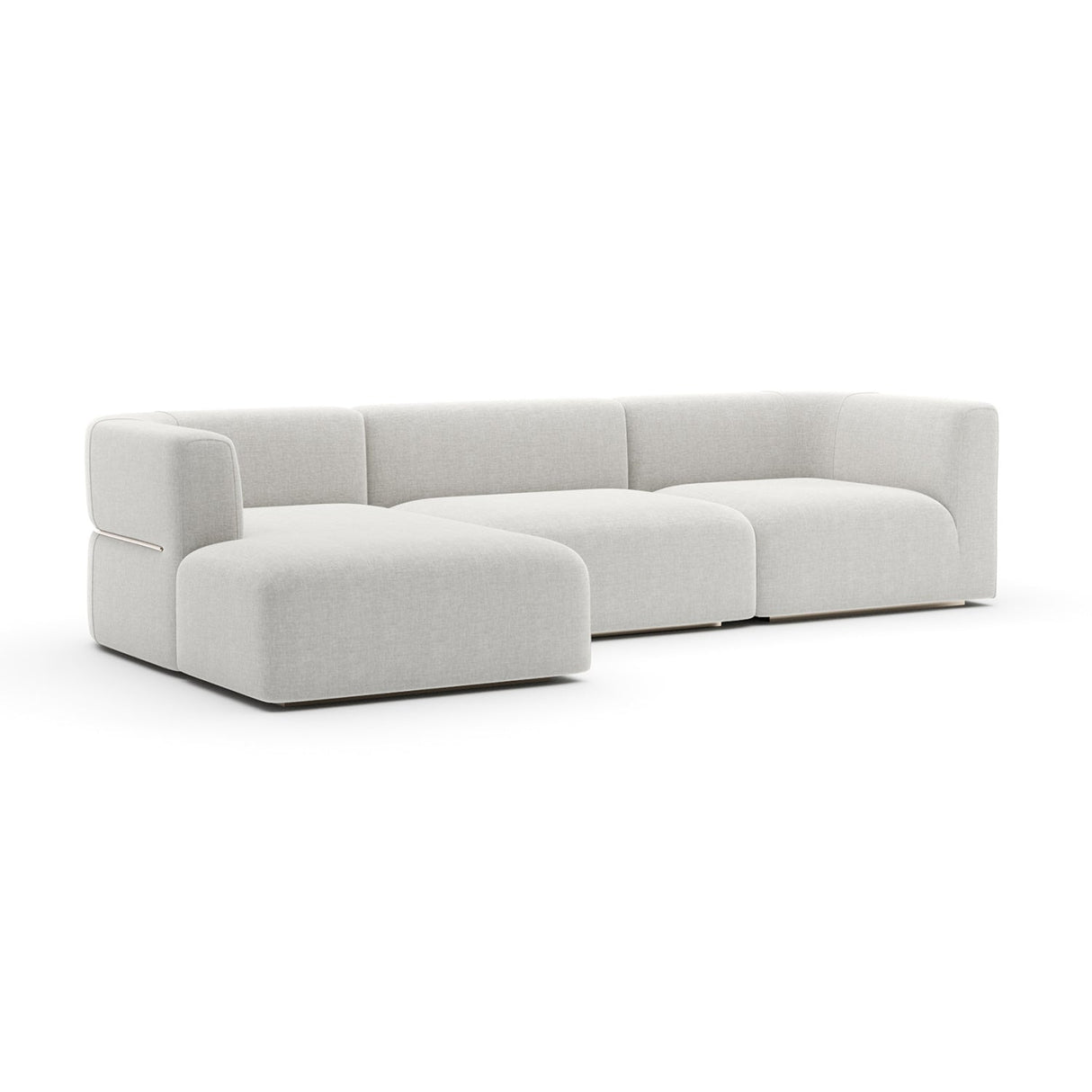 Ribbed Linen Sectional Sofa – Rhythm – alternate view 10