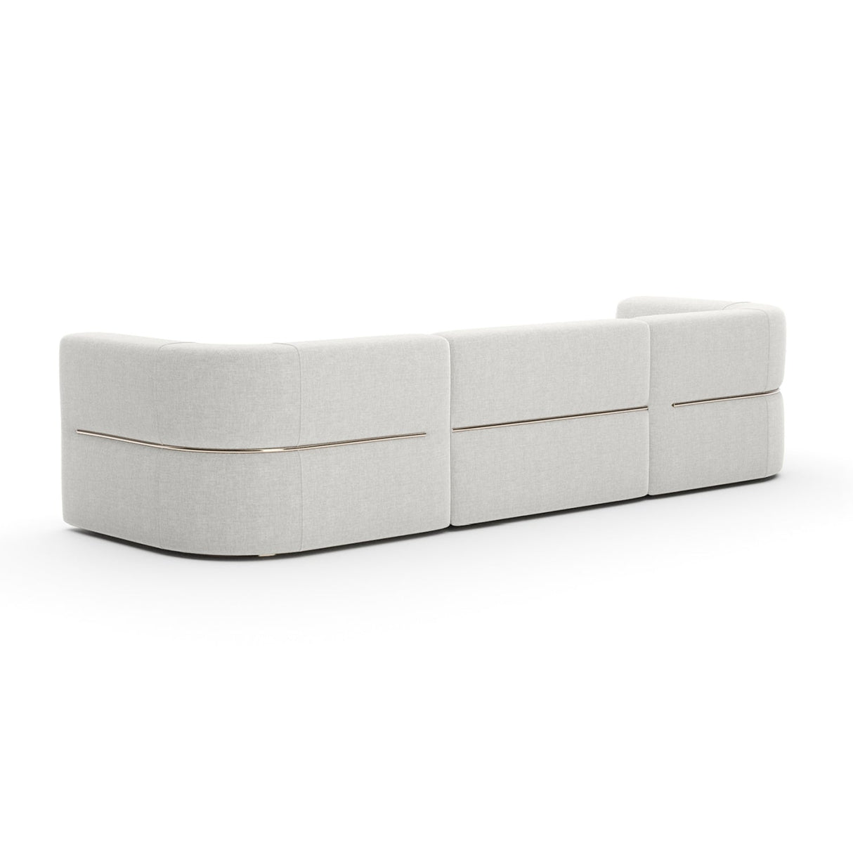 Ribbed Linen Sectional Sofa – Rhythm – alternate view 11